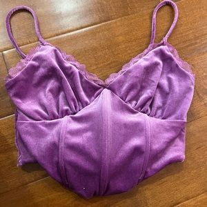 Purple Corset Top